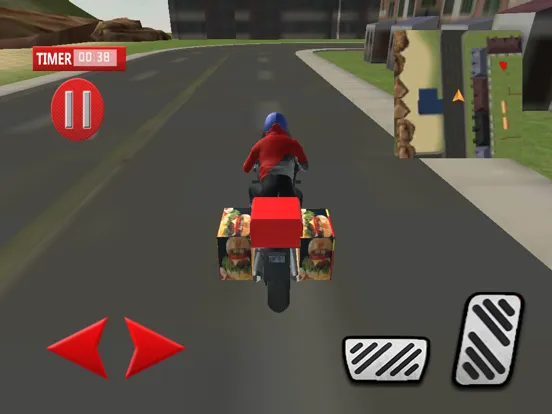 Fast food Motorcycle Delivery & Bike Rider Sim iPad  স্ক্রিনশট