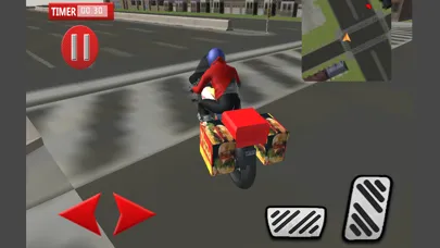 Fast food Motorcycle Delivery & Bike Rider Sim স্ক্রিনশট