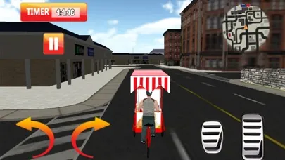 Fries Hawker Cycle & Food Delivery Rider Sim スクリーンショット