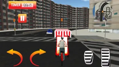 Fries Hawker Cycle & Food Delivery Rider Sim スクリーンショット