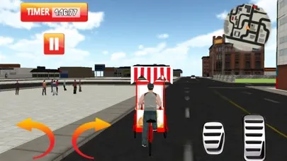 Fries Hawker Cycle & Food Delivery Rider Sim スクリーンショット