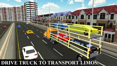 Captures d'écran de Limo Transporter Truck Simulator - Transport cars