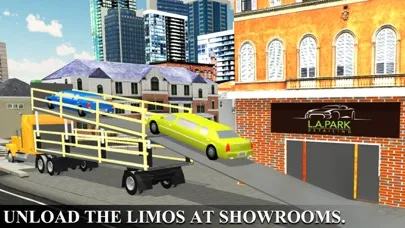 Captures d'écran de Limo Transporter Truck Simulator - Transport cars