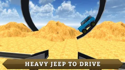 Capturas de tela do Offroad 4x4 Mountain Jeep – Mega Stunt Simulator