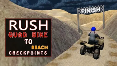 Quad Biking Hill Simulator – 4x4 dirt bike riding & racing simulation game स्क्रीनशॉट