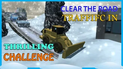 Snow Plow Truck Simulator – Drive snow plough truck & clear the blocked roads for traffic 스크린샷