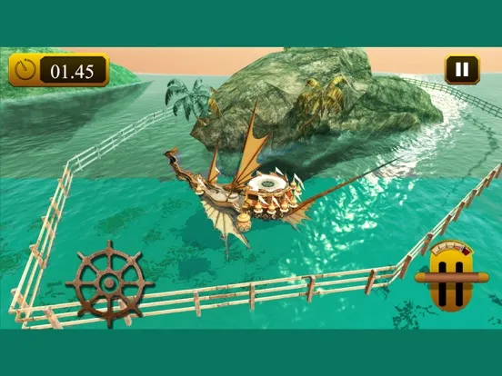 Captures d'écran de Steampunk Boat Parking & River Duty Simulator iPad 