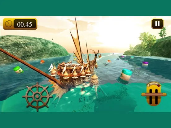 Captures d'écran de Steampunk Boat Parking & River Duty Simulator iPad 