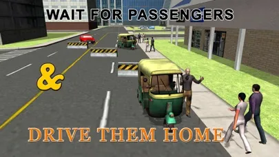 Tangkapan skrin Tuk Tuk Simulator – Extreme driving & parking simulator game