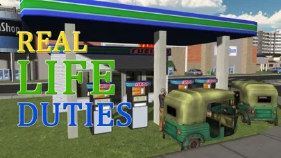 Tangkapan skrin Tuk Tuk Simulator – Extreme driving & parking simulator game