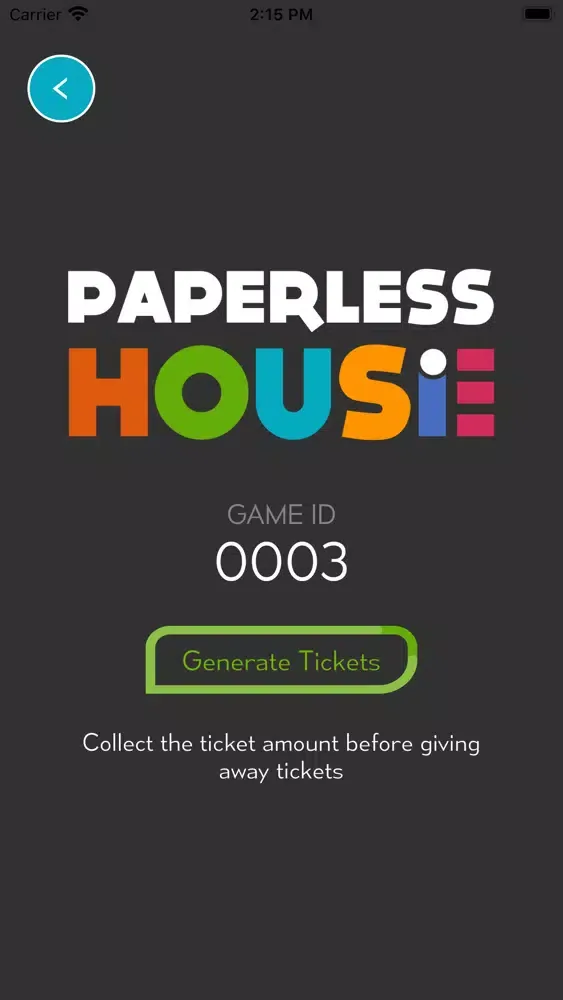 ภาพหน้าจอของ Paperless Housie