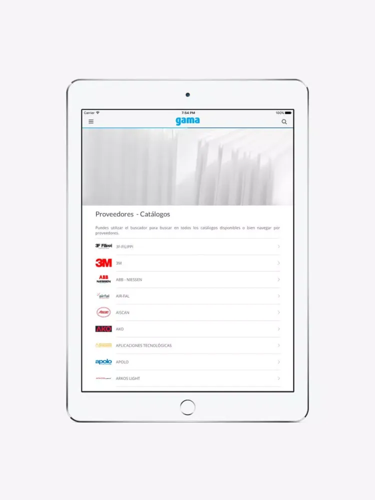 ภาพหน้าจอของ Gama Comercial Aragonesa iPad 