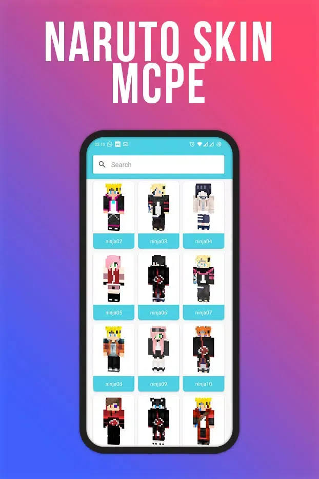 Naruto Skins For Minecraft PE Screenshots