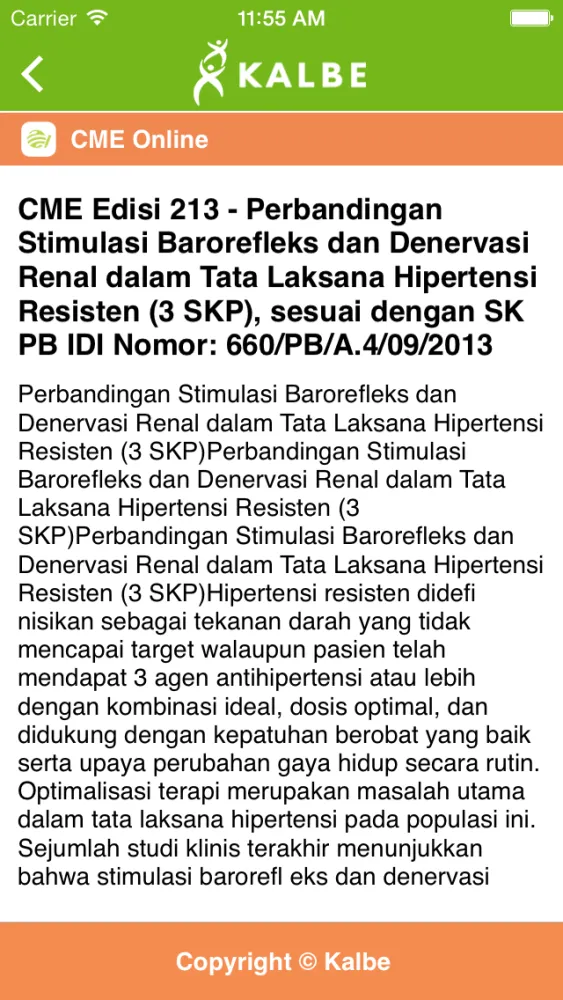 KalbeMed Ekran Görüntüleri