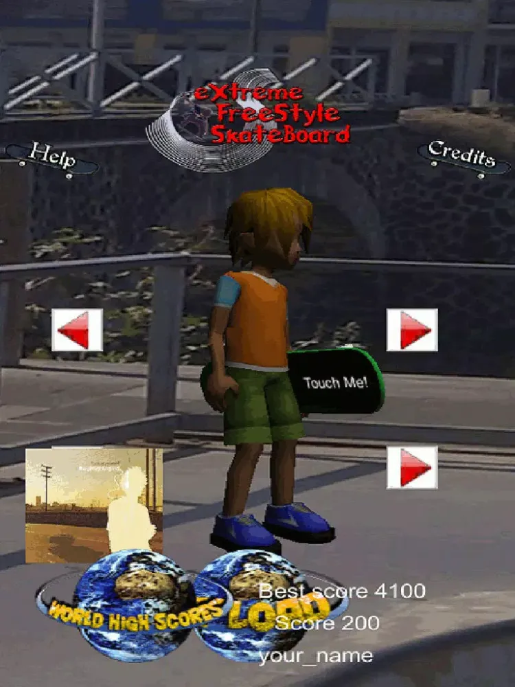 eXtreme Freestyle Skateboard iPad  স্ক্রিনশট