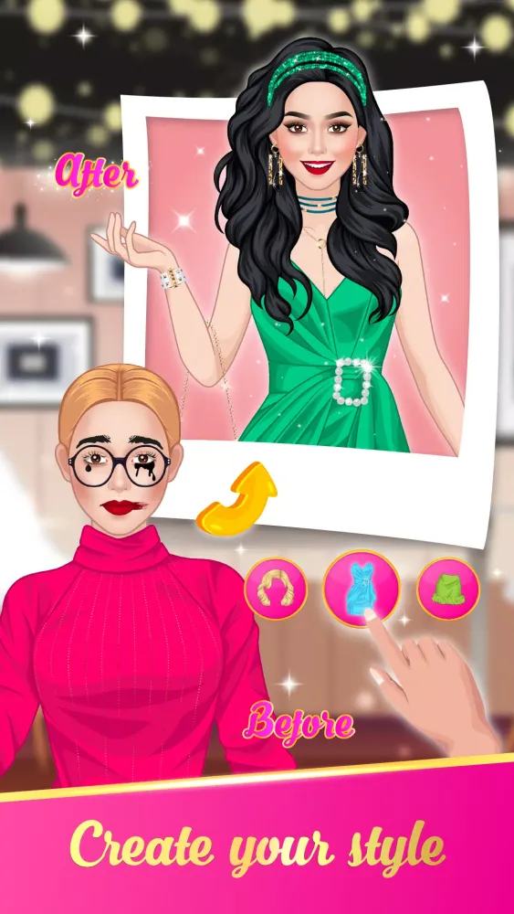 Capturas de tela do Fashion Stars: Dress Up Game