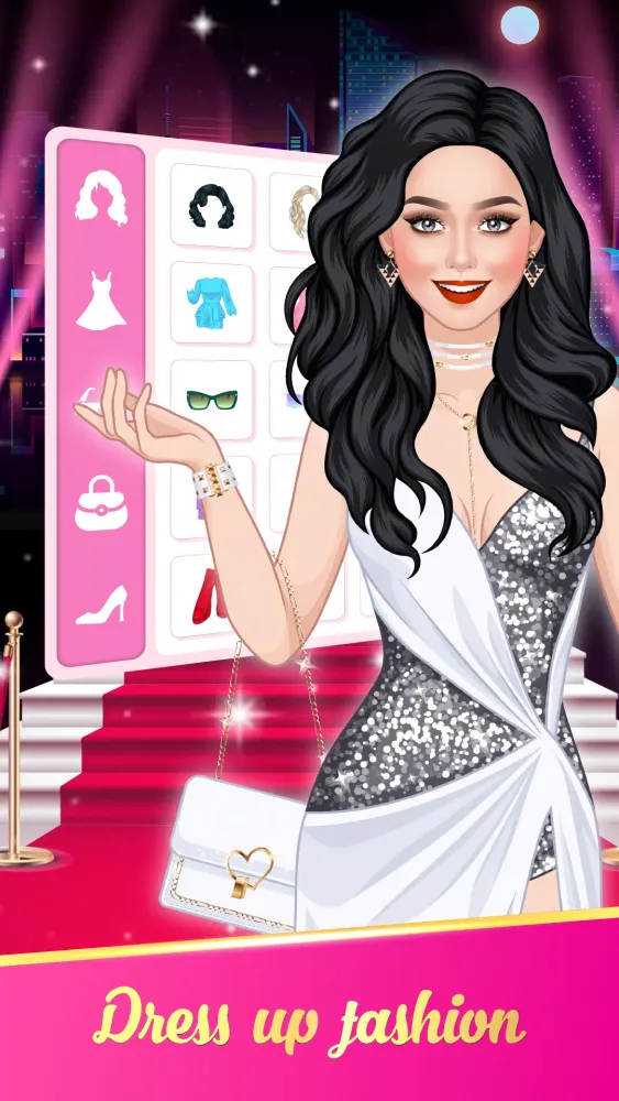 Capturas de tela do Fashion Stars: Dress Up Game