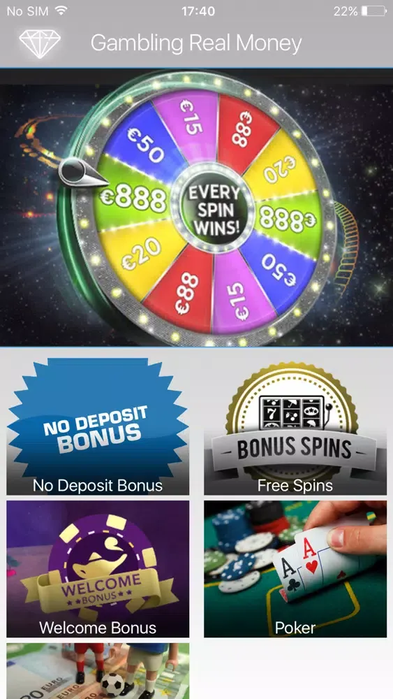 Ảnh chụp màn hình của Gambling, Real Money Guide