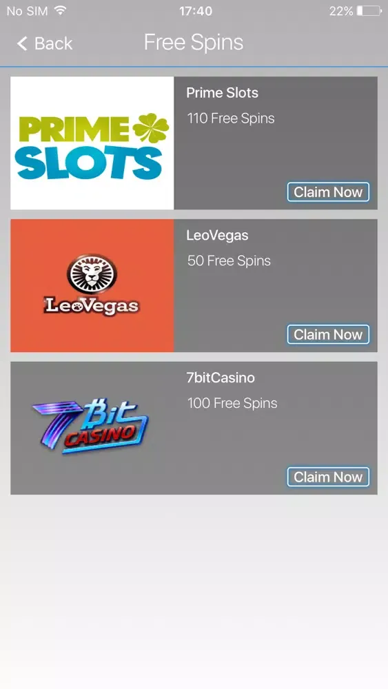 Ảnh chụp màn hình của Gambling, Real Money Guide
