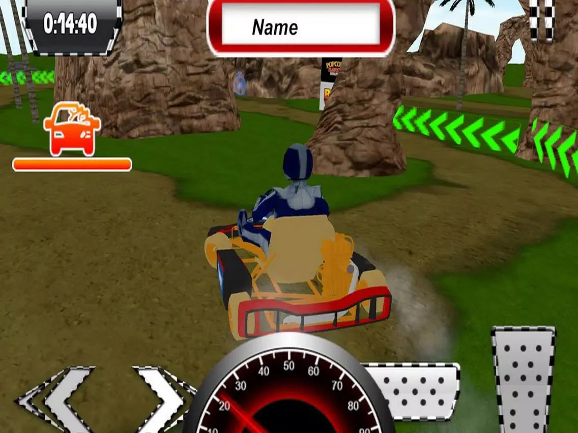 ภาพหน้าจอของ Funny Kart Racing iPad 
