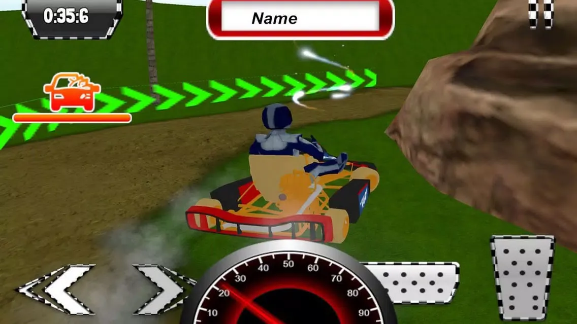 ภาพหน้าจอของ Funny Kart Racing