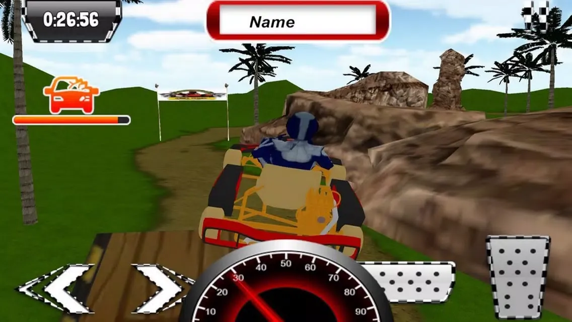 ภาพหน้าจอของ Funny Kart Racing