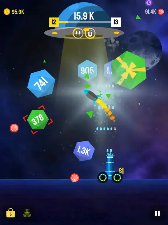 Space Shooter Cannon iPad  스크린샷