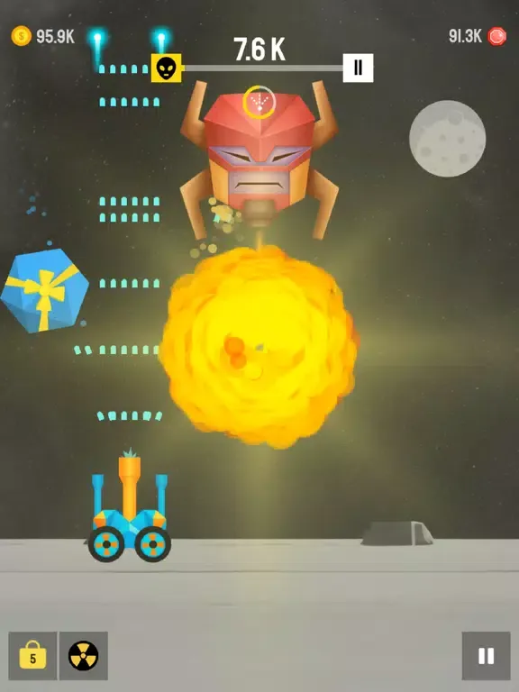 Space Shooter Cannon iPad  스크린샷