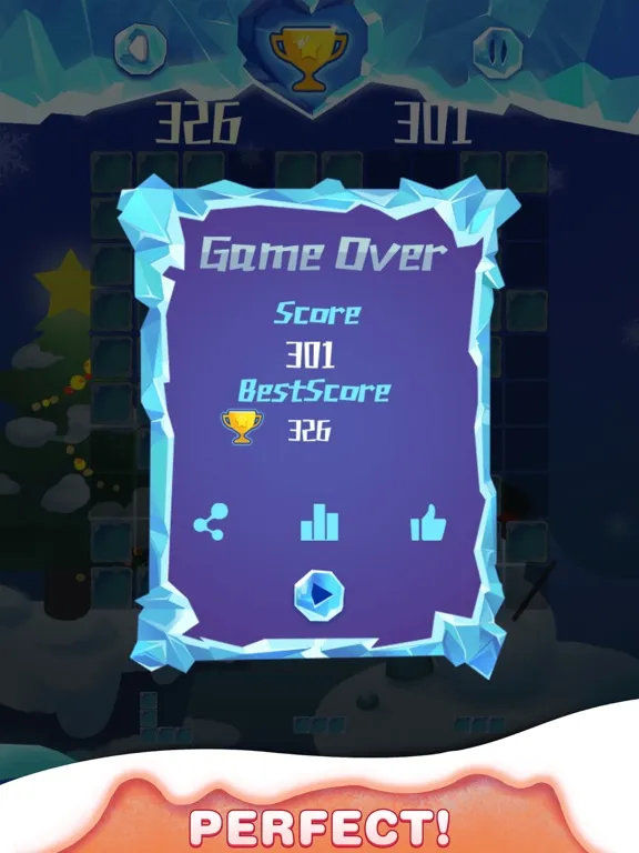 Captures d'écran de Ice World - Fill Up Cube Blast iPad 