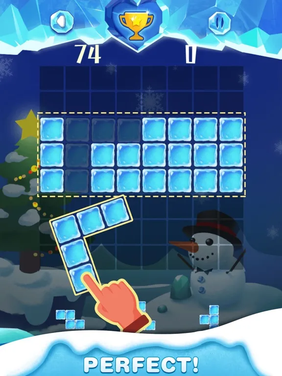 Captures d'écran de Ice World - Fill Up Cube Blast iPad 