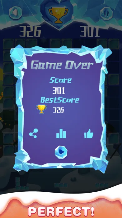 Captures d'écran de Ice World - Fill Up Cube Blast
