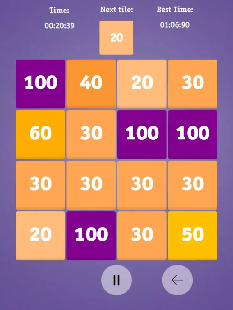 Zrzuty ekranu Hundred tiles iPad 
