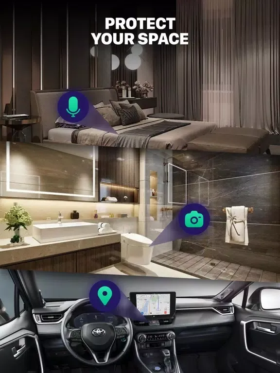Hidden Camera：Spy Cam Detector iPad 應用截圖