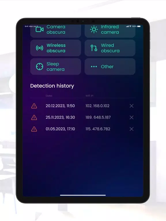 Hidden Camera：Spy Cam Detector iPad  स्क्रीनशॉट