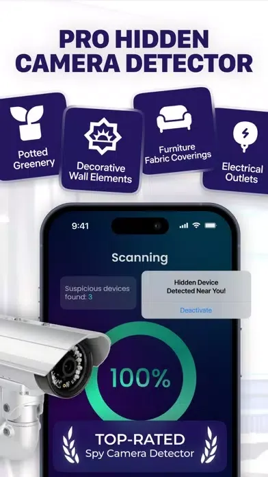 Hidden Camera：Spy Cam Detector應用截圖