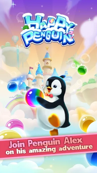 Tangkapan layar Happy Penguin - Bubble Shooter