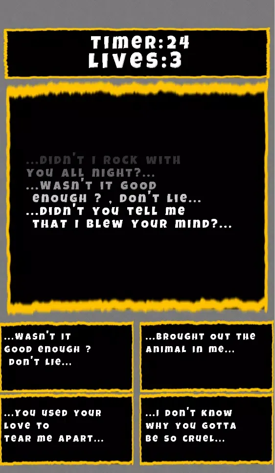 Tap-Game for Back Together Screenshots