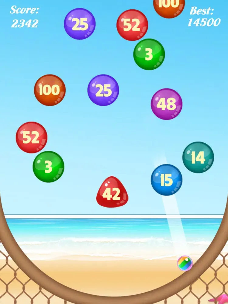 Ảnh chụp màn hình của Bubble Shooter: Number Balls iPad 