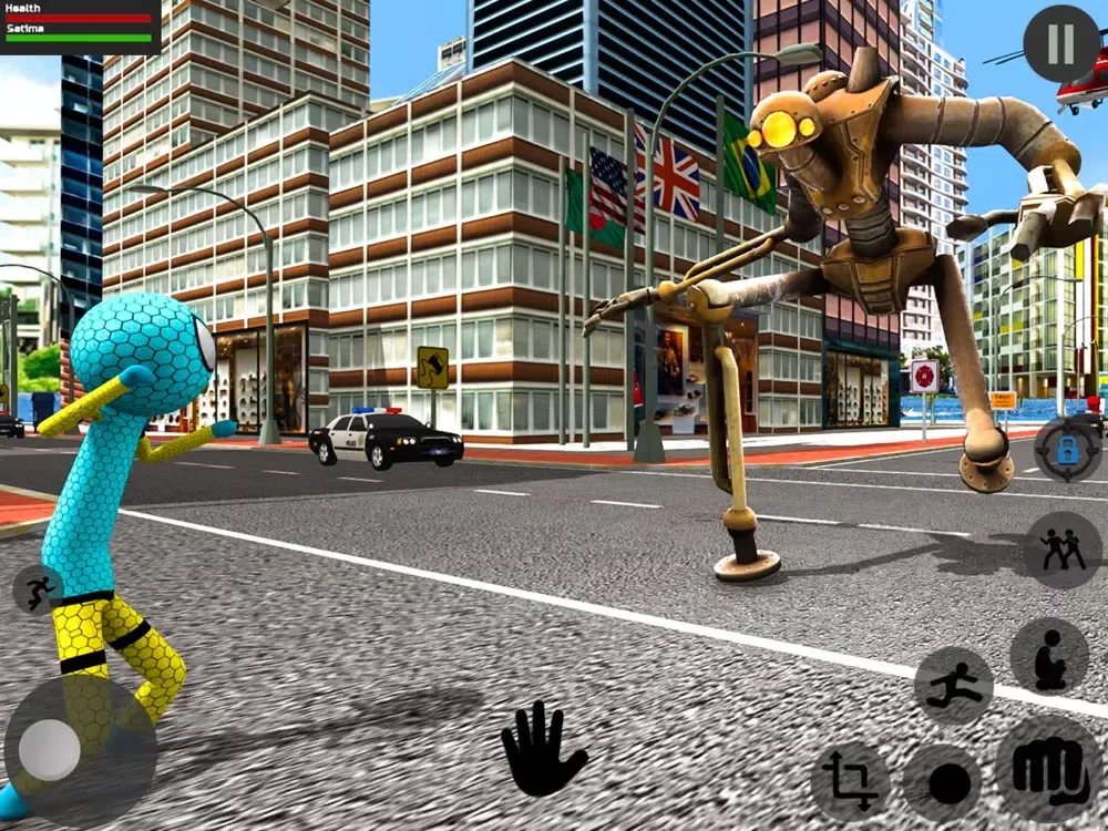Spider Stickman Crime 1 iPad  スクリーンショット