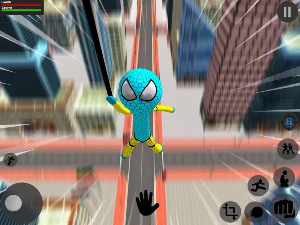 Spider Stickman Crime 1 iPad  スクリーンショット