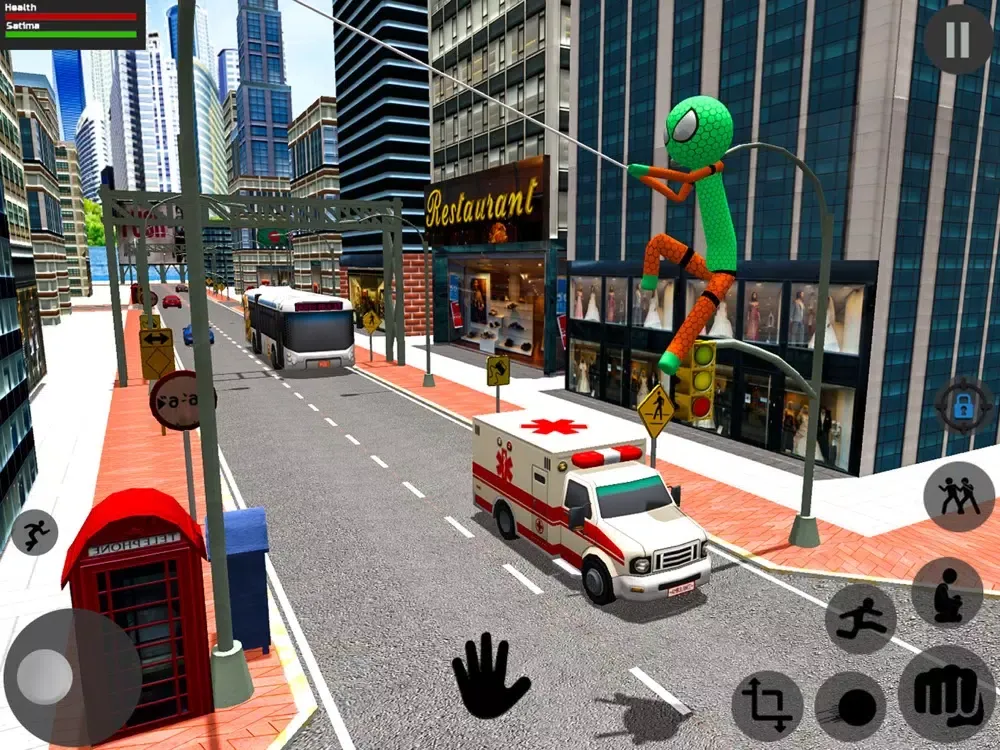 Spider Stickman Crime 1 iPad  スクリーンショット