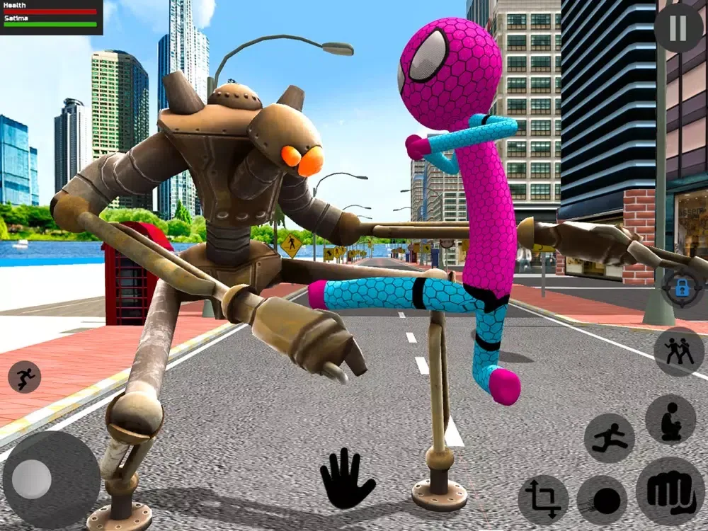 Spider Stickman Crime 1 iPad  スクリーンショット