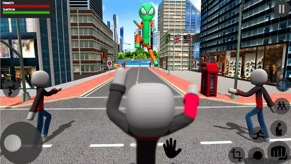 Spider Stickman Crime 1 スクリーンショット