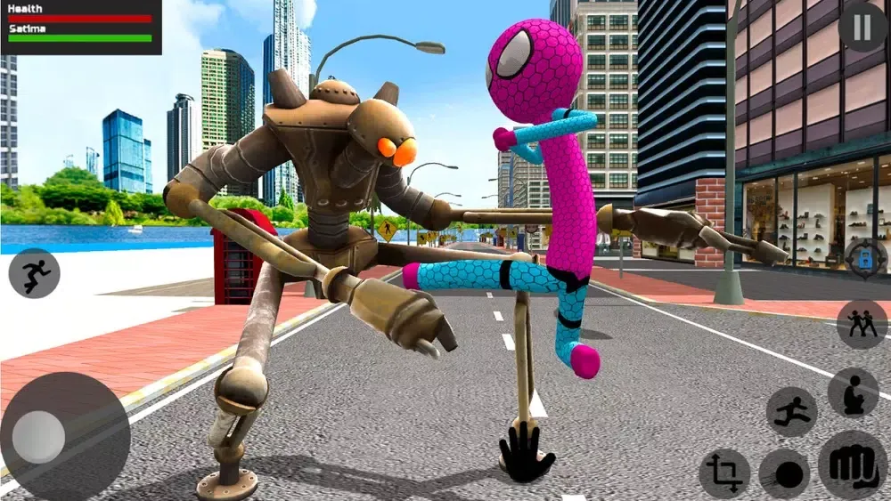 Spider Stickman Crime 1 スクリーンショット
