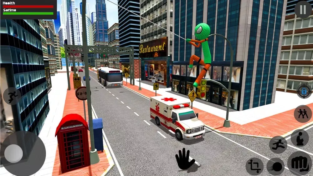 Spider Stickman Crime 1 スクリーンショット