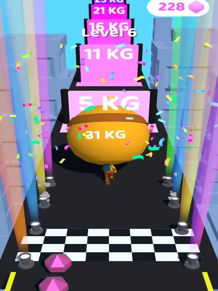 Big Head Man Run iPad 應用截圖