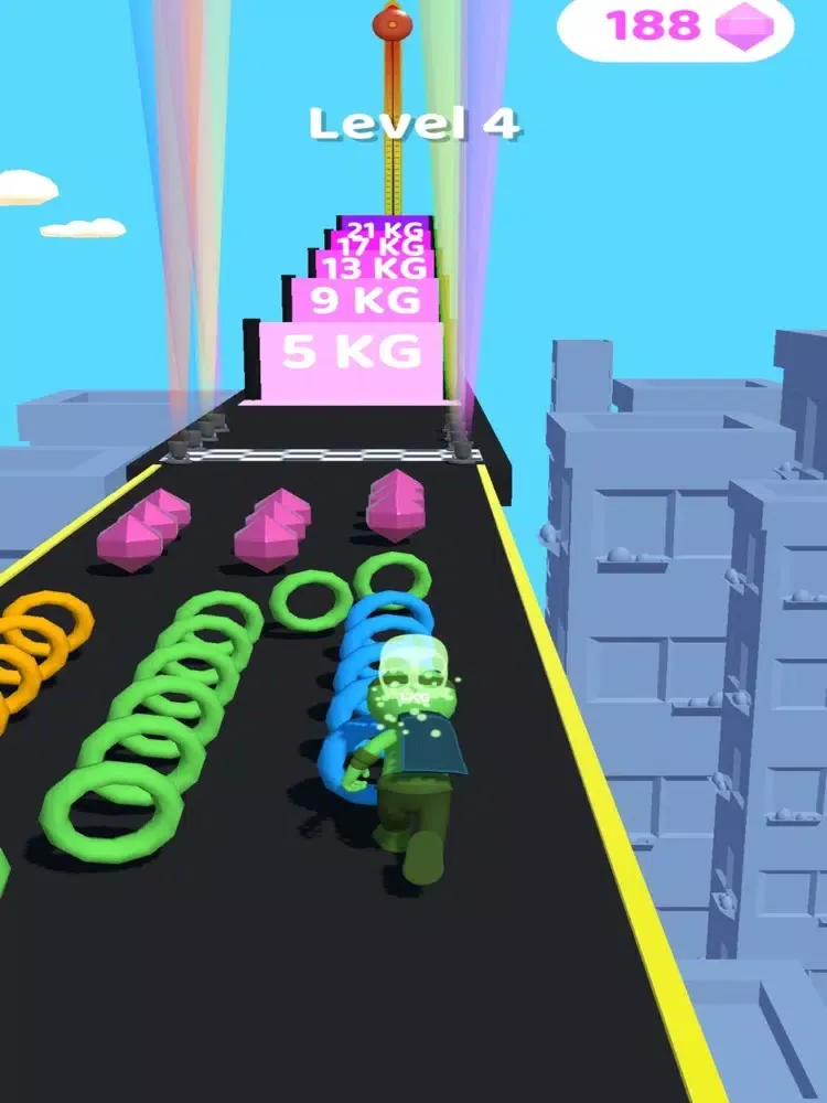 Big Head Man Run iPad 應用截圖