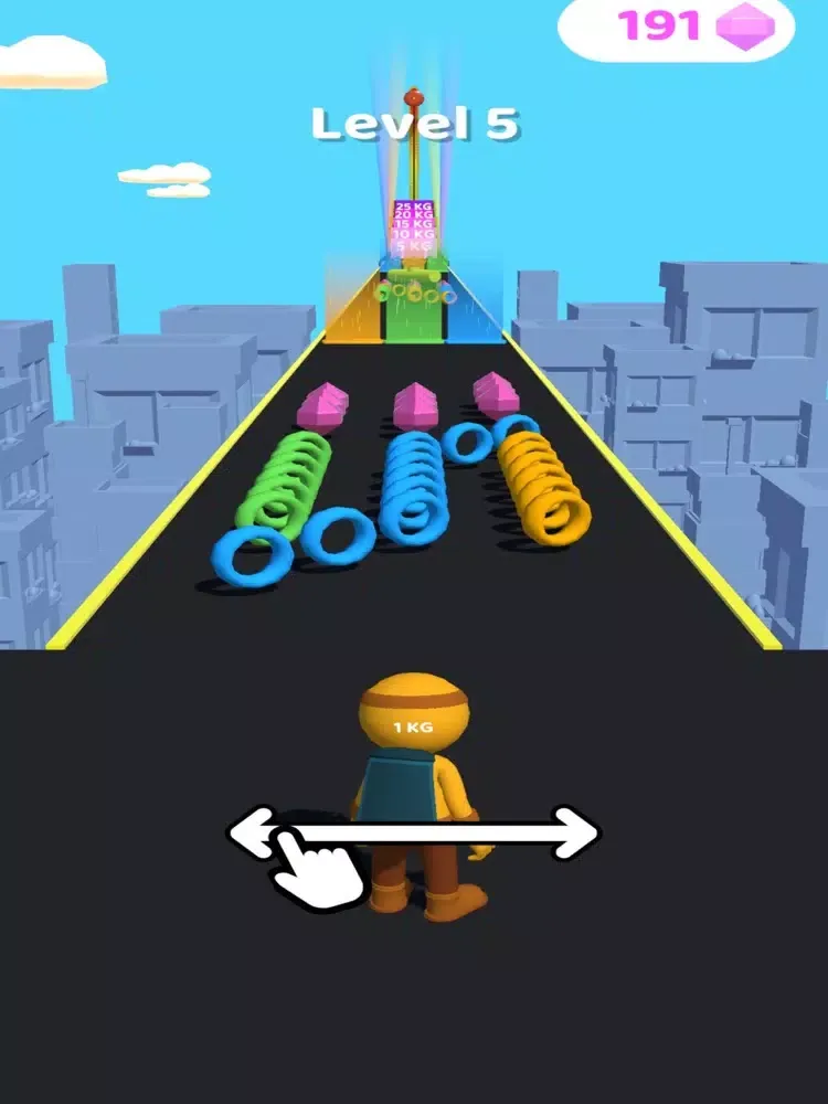 Big Head Man Run iPad 應用截圖