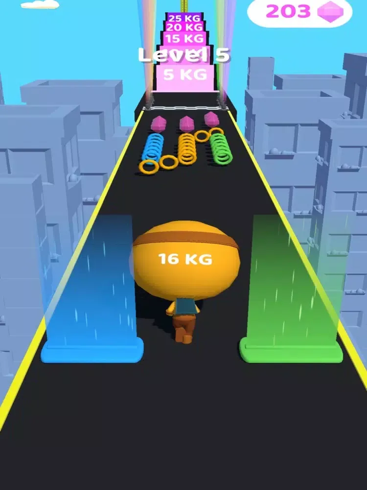 Big Head Man Run iPad 應用截圖
