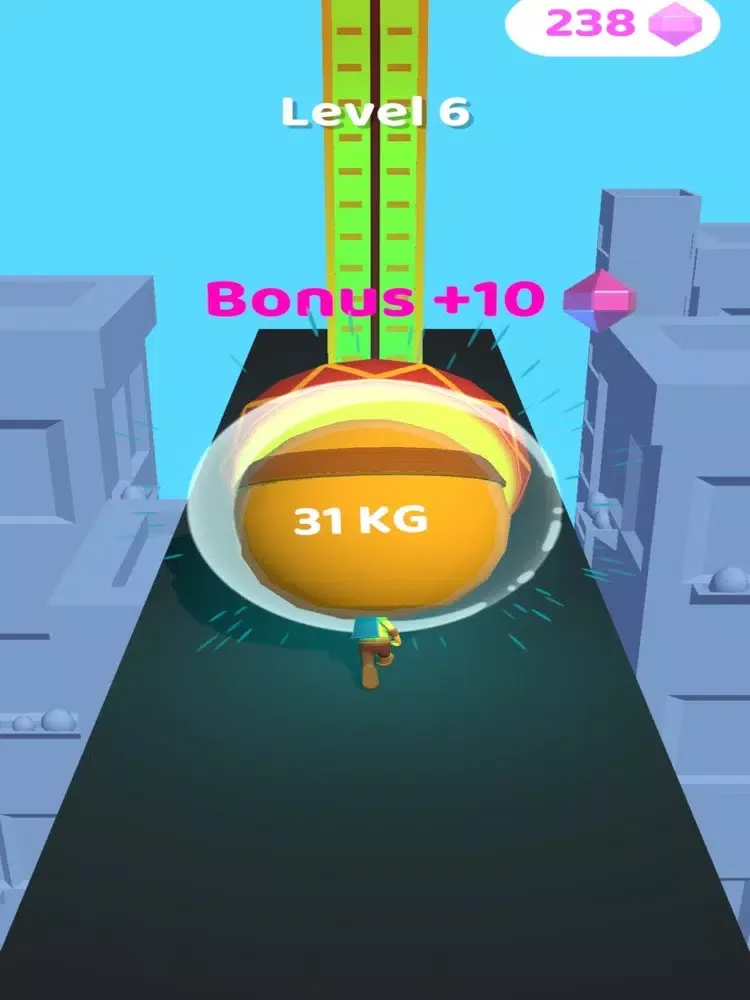 Big Head Man Run iPad 應用截圖
